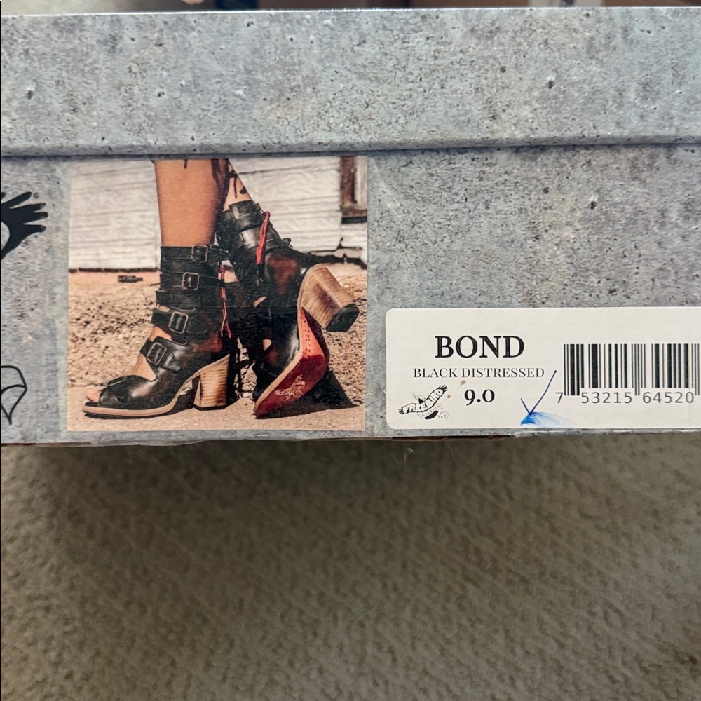Freebird Bond black 9 sandals heels women’s - Picture 7 of 7
